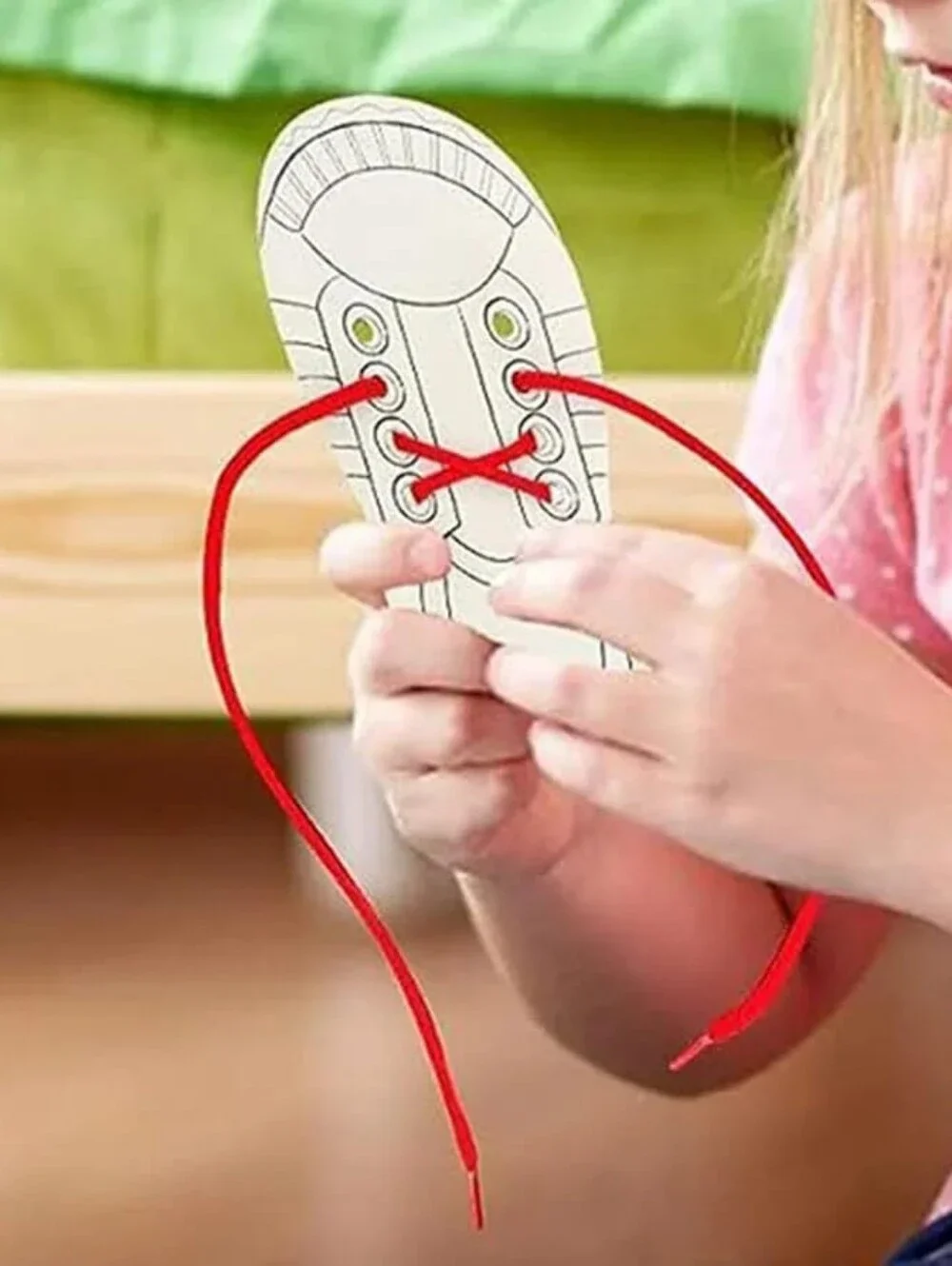 Kids Learning Shoe Lacing Toy - Multicolor